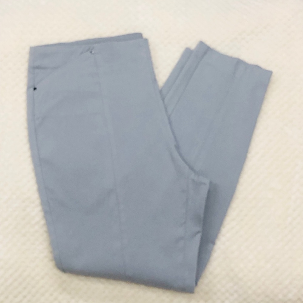 Alfani Light Gray Pull On Skinny Pant Size 14